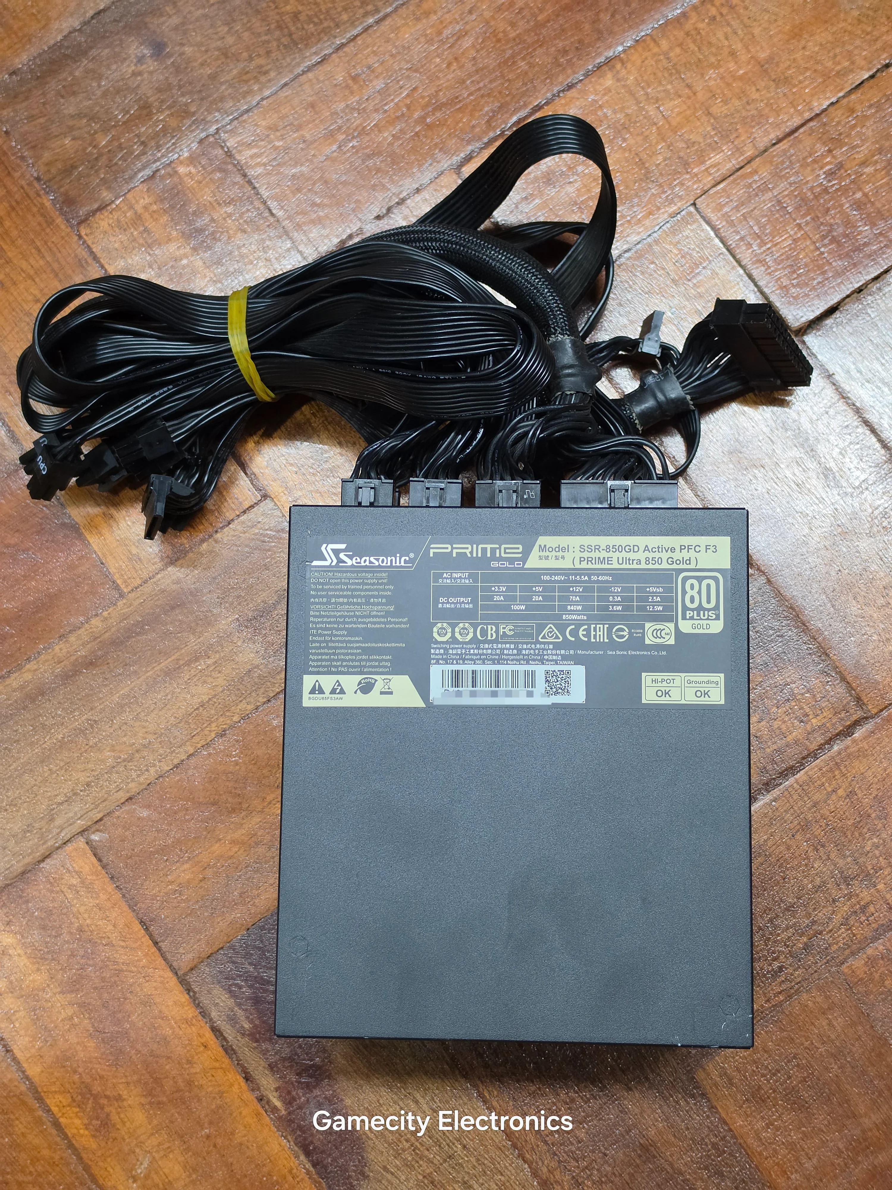 Seasonic Prime Ultra 850W 80 Plus Gold Power Supply Unit – Nairobi Kenya image 1