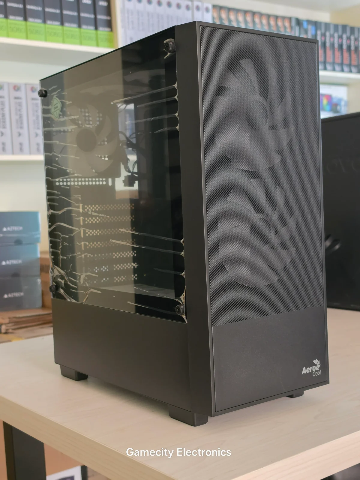 Aerocool B508A Flow Mid Tower PC Case with 5 ARGB Fans – Nairobi Kenya image 1