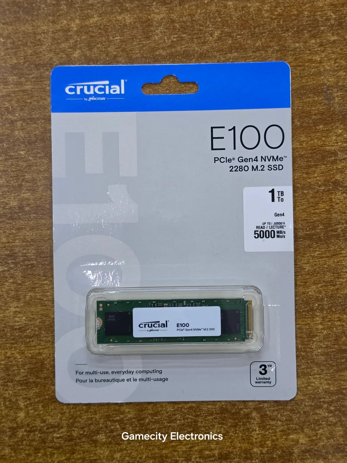 Crucial E100 1TB PCIe Gen4 NVMe SSD – Nairobi Kenya image 1