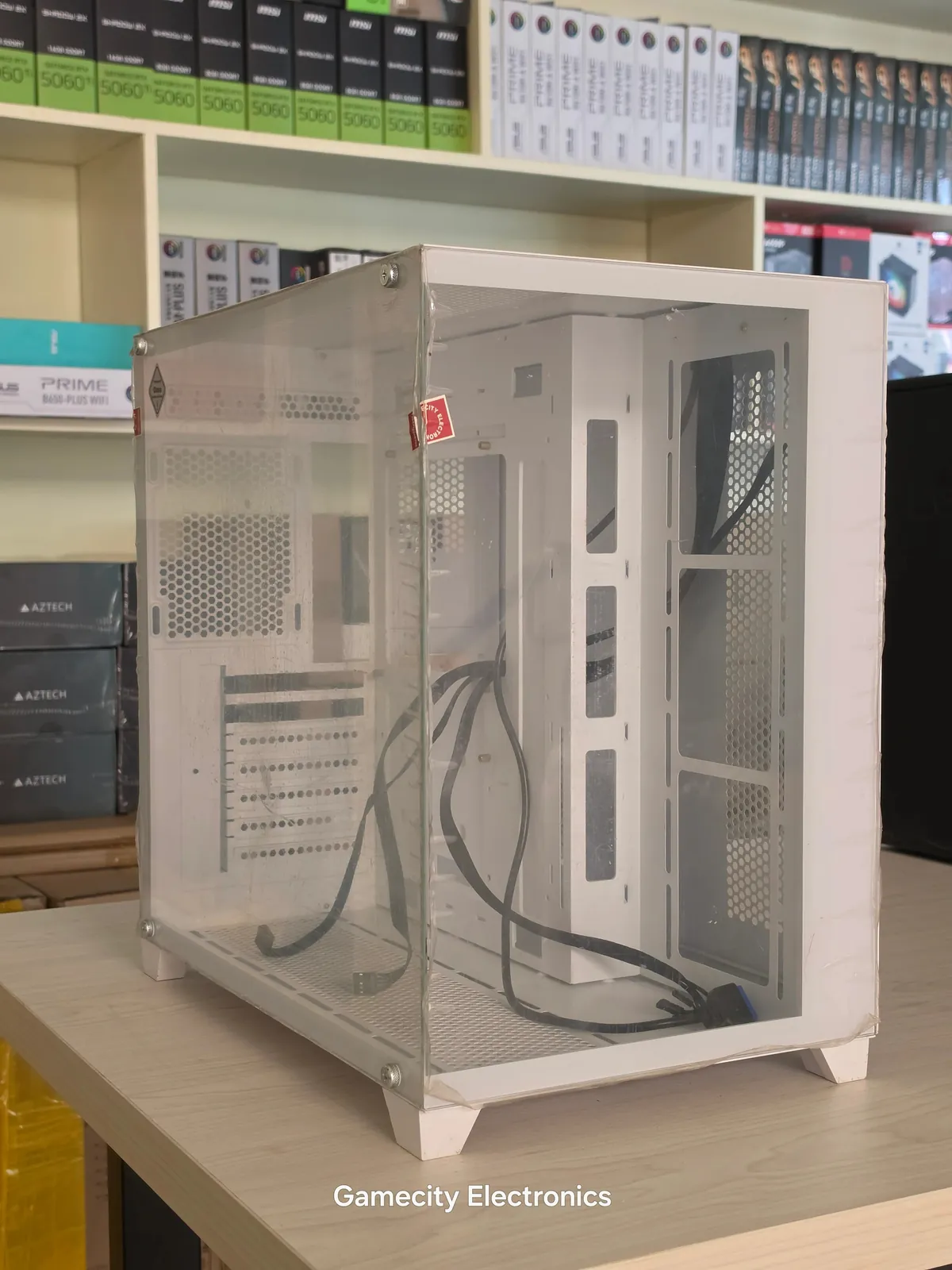 Ruix White ATX Fishtank Mid Tower PC Case – Nairobi Kenya image 1