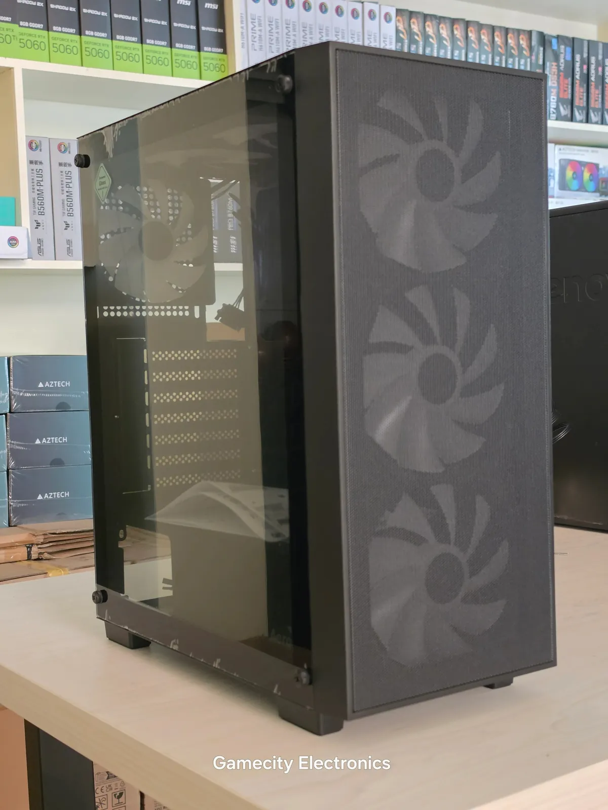 Aerocool B509A Flow Mid Tower PC Case with 6 ARGB Fans – Nairobi Kenya image 1