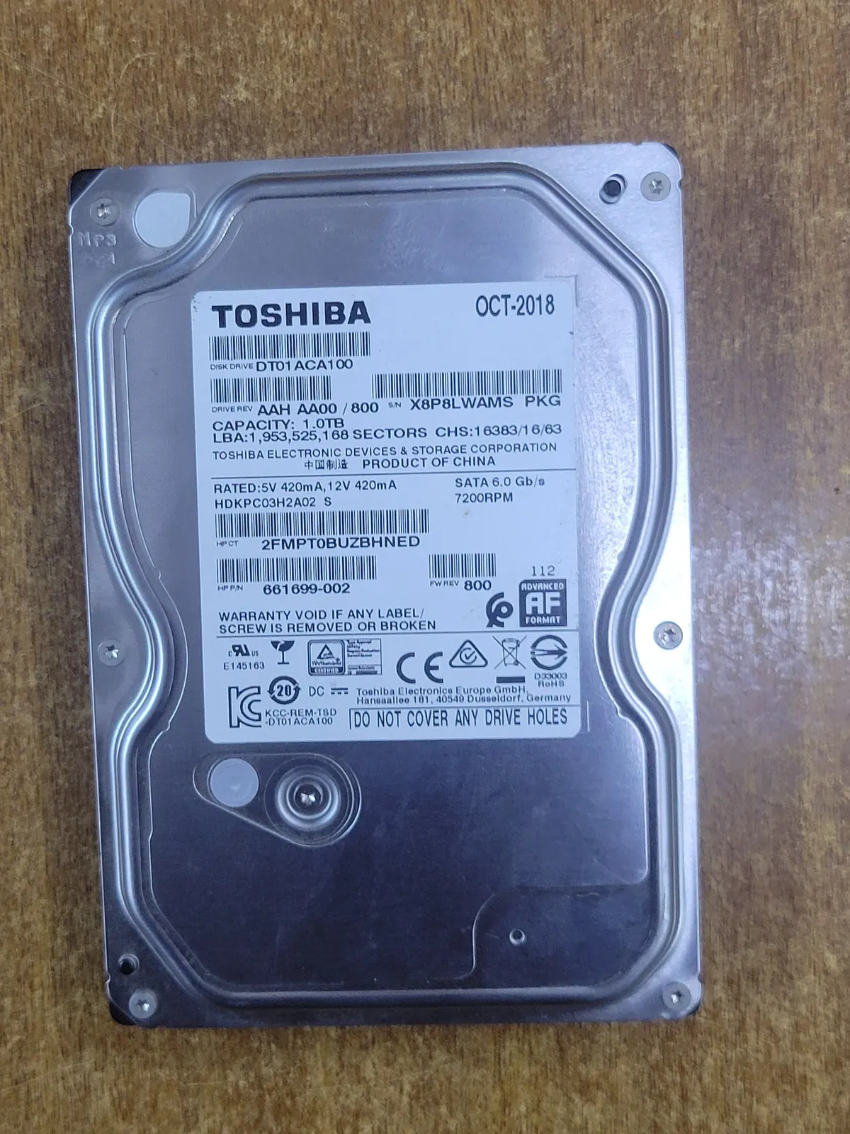 1TB 3.5-Inch Internal Hard Disk Drive – Desktop & Surveillance – Nairobi Kenya image 1