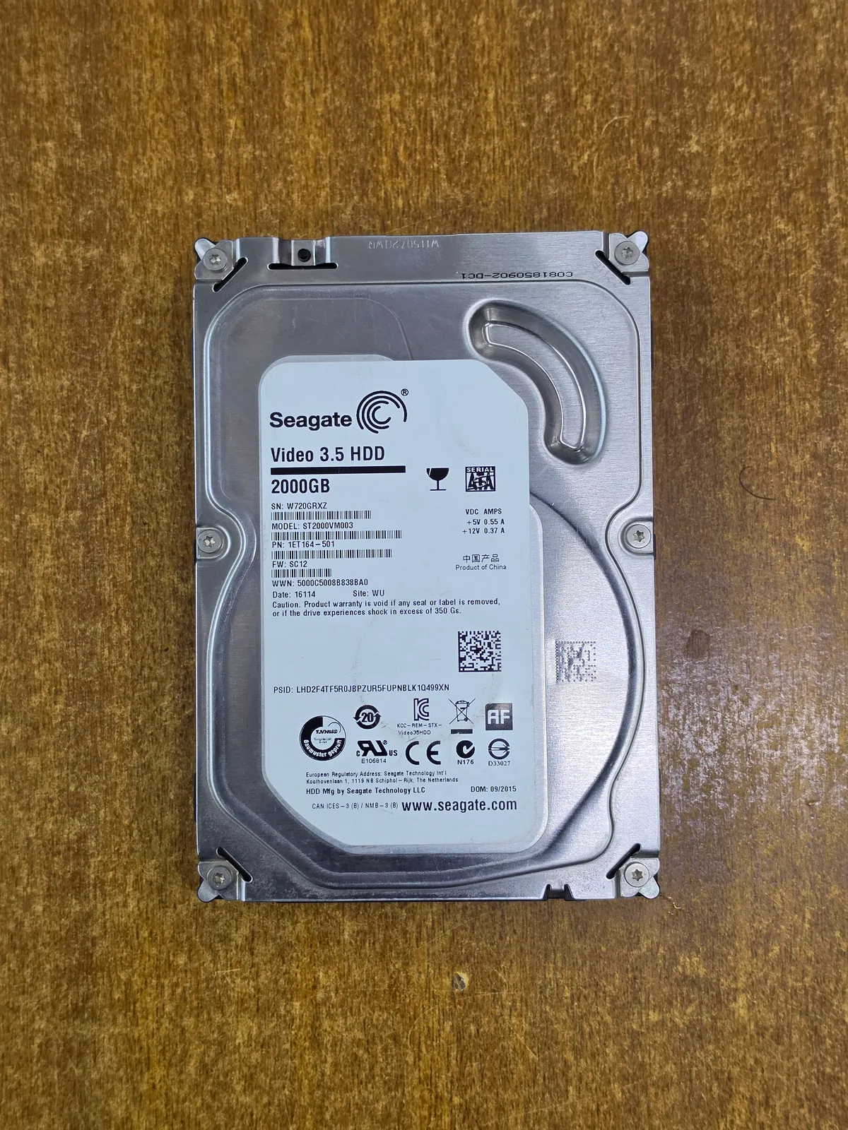 2TB 3.5-Inch Internal Hard Disk Drive – Desktop & Surveillance – Nairobi Kenya image 1