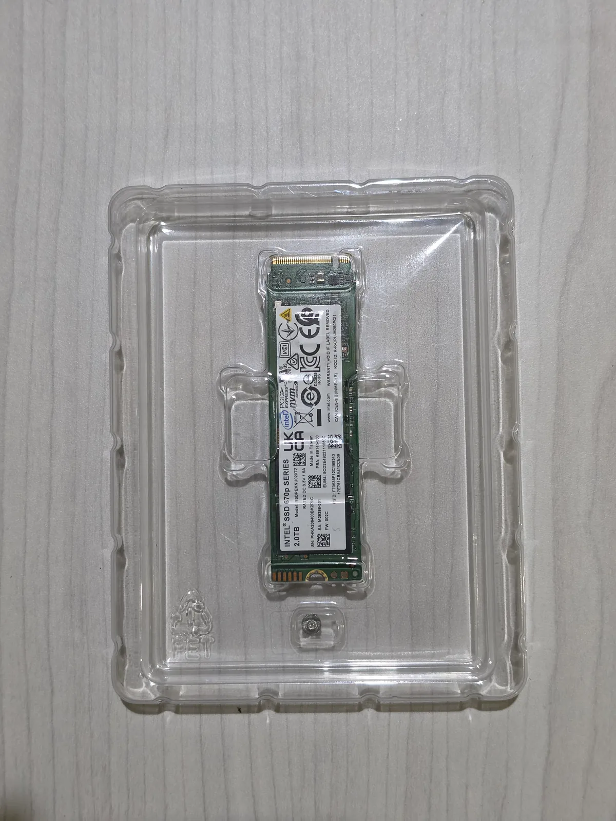 Intel 670p Series 2TB PCIe Gen3 NVMe SSD (100% Health & Performance)– Nairobi Kenya image 1